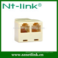 Venda quente rj11 telefone duplex jack